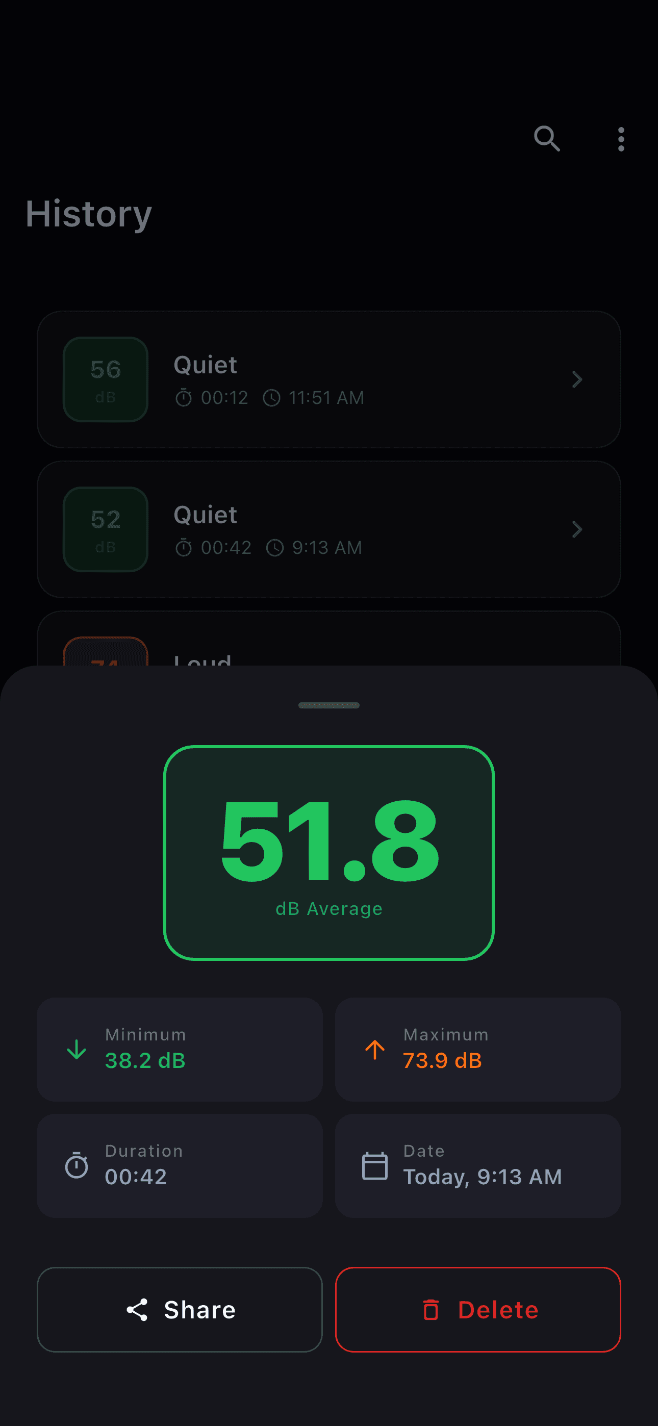 Detail View Screenshot